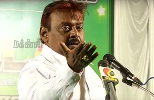 vijayakanth on stage